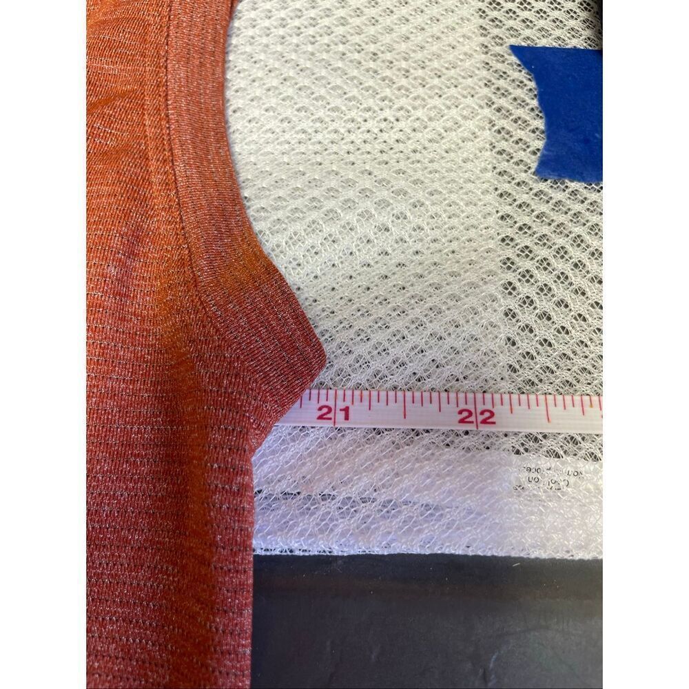 Lululemon Burnt Orange Caps Sleeve Top Size L-XL - Picture 8 of 8